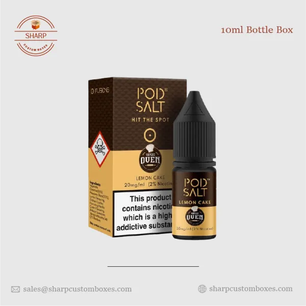 Custom Printed 10ml Bottle Boxes UK