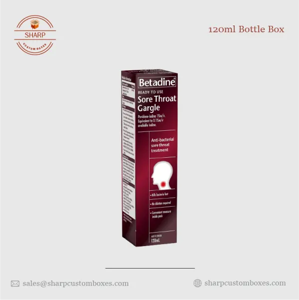 Printed 120ml Bottle Boxes UK