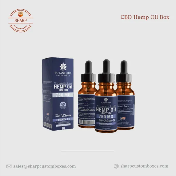 Printed CBD Hemp Oil Boxes UK