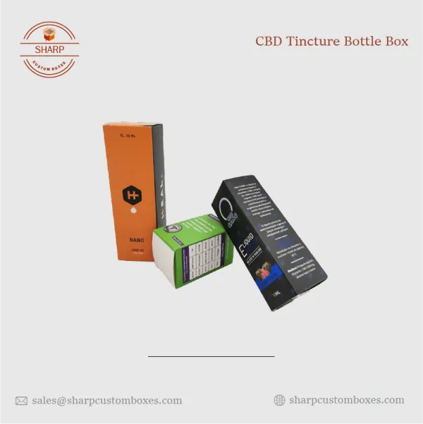 Wholesale Printed CBD Tincture Bottle Boxes UK