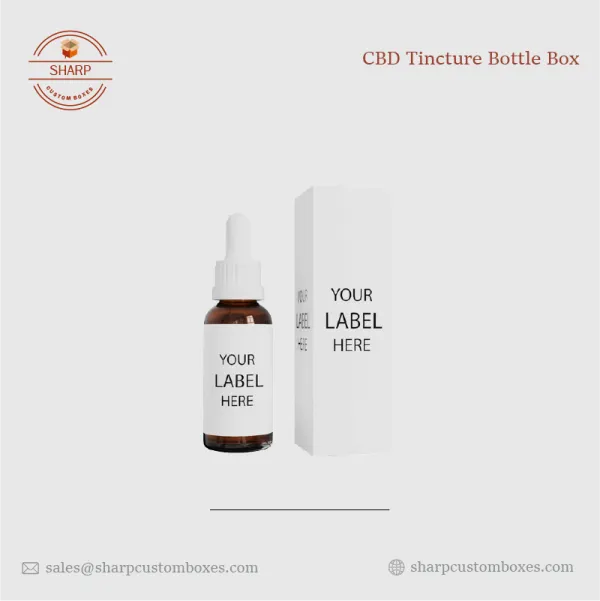 Wholesale Printed CBD Tincture Bottle Boxes UK