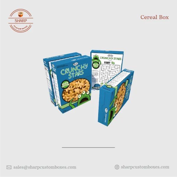 Custom Printed Cereal Boxes UK