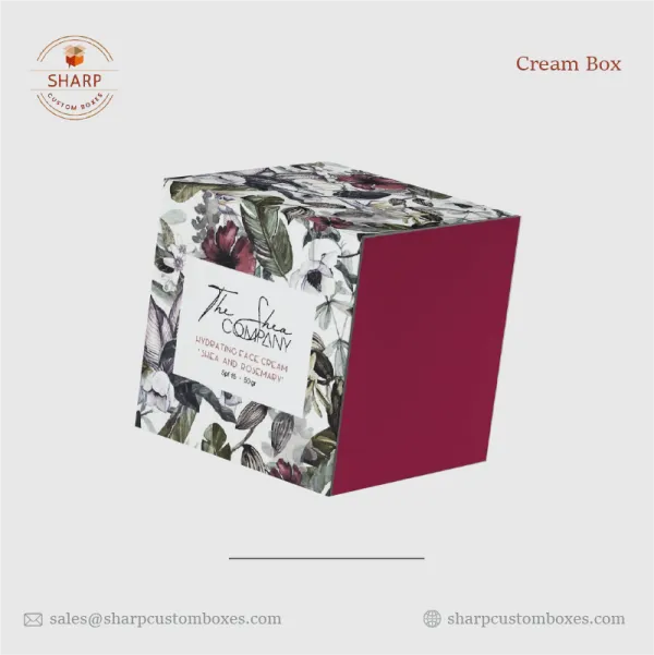 Custom Printed Cream Boxes UK