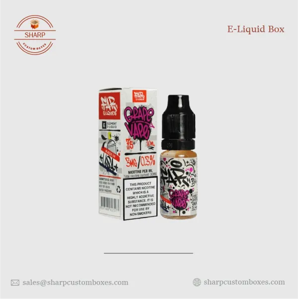 Custom Printed E-Liquid Boxes UK