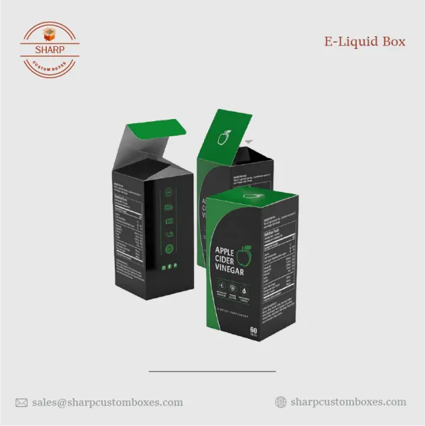 Custom Printed E-Liquid Boxes