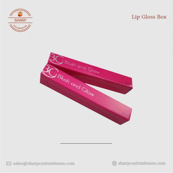 Custom Printed Lip Gloss Boxes UK