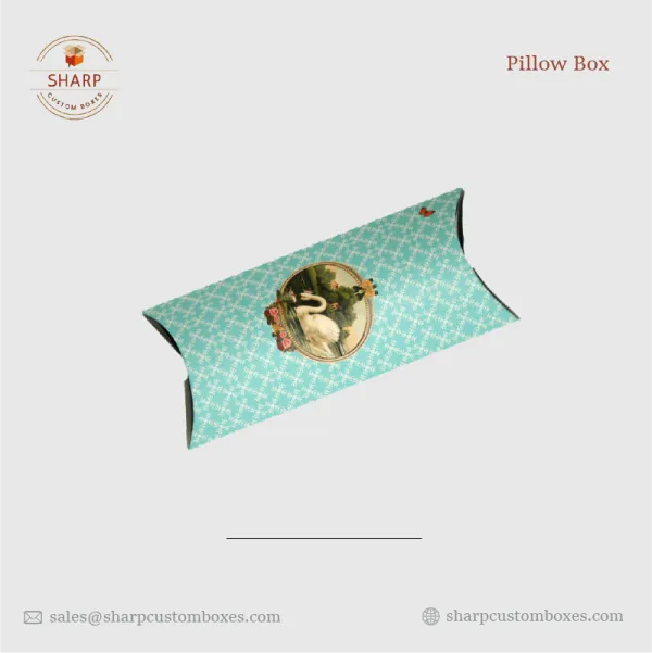 Pillow Box Packaging Wholesale With Logo