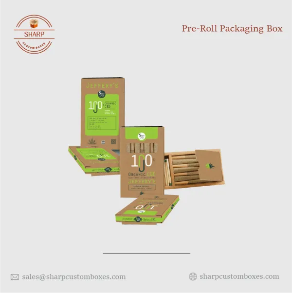 Printed Pre-Roll Packaging Boxes UK