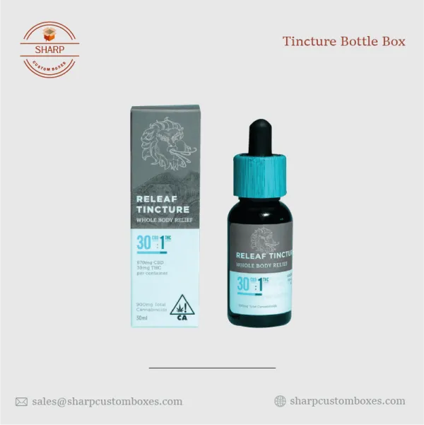 Tincture Bottle Boxes UK