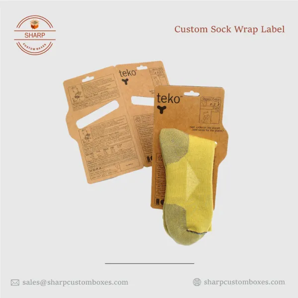 Printed Sock Wrap Labels UK